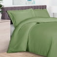 thumbnail image 1 of BNM 300 TC Rayon From Bamboo Duvet Cover Set, King/ Cal King, Sage, 1 of 5