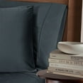 thumbnail image 1 of BNM 300 TC Rayon From Bamboo Pillowcase Set, Standard, Charcoal, 1 of 4