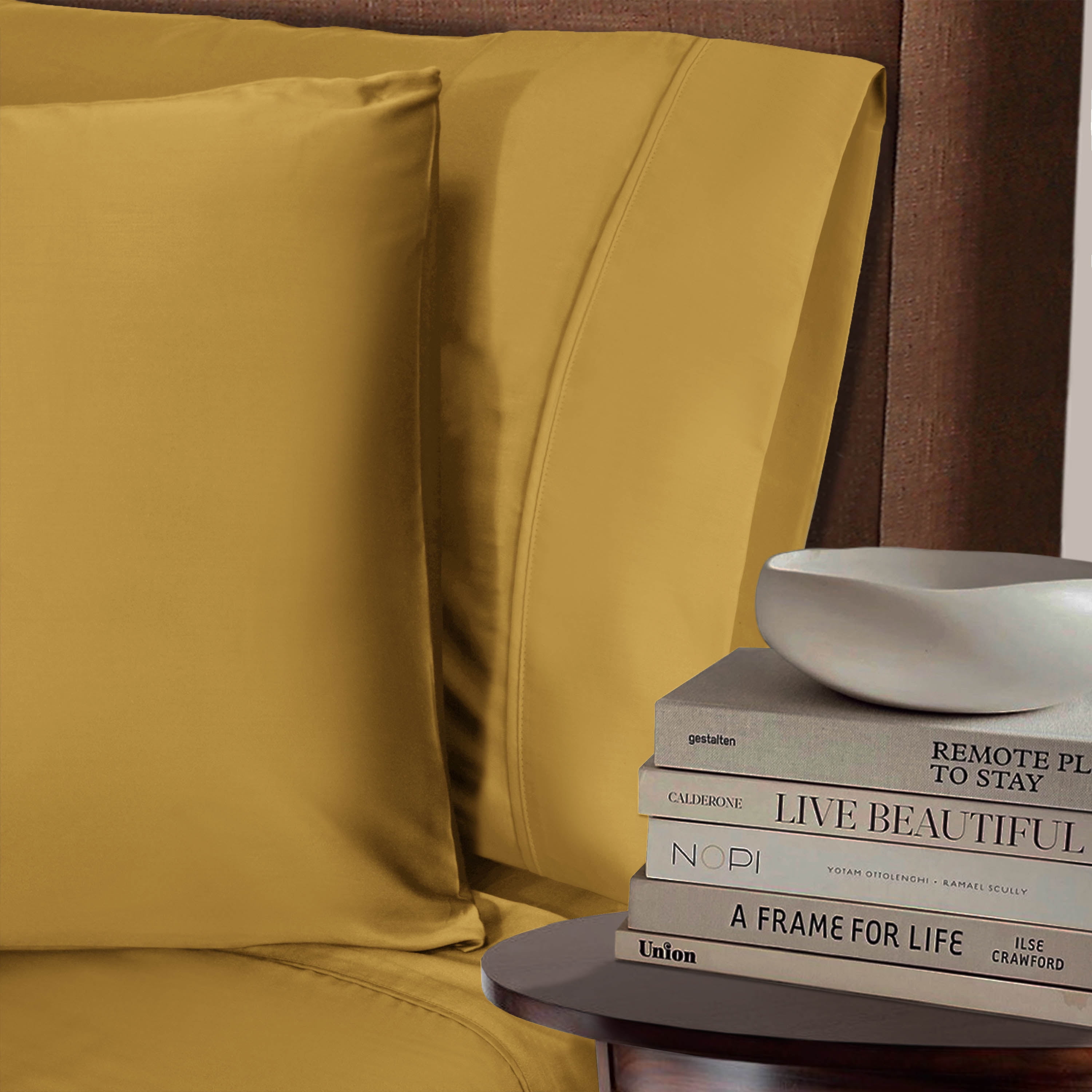 Gold Standard Cotton Pillowcase Set with Silky Finish