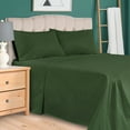thumbnail image 1 of BNM 300 Thread Count Egyptian Cotton Sheet Set, Twin, Hunter Green, 1 of 6