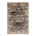 thumbnail image 1 of BNM Abstract Graphic Design Indoor Area Rug, 4' x 6', Black, 1 of 6