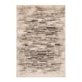 thumbnail image 1 of BNM Abstract Graphic Design Indoor Area Rug, 7' x 9', Chocolate, 1 of 6