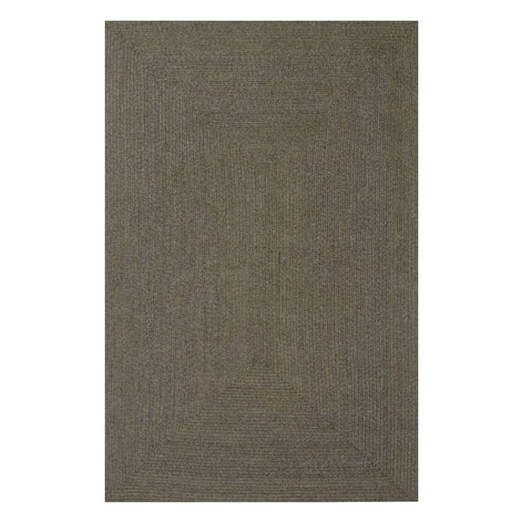 BNM Bohemian Indoor/ Outdoor Solid Rug, 3' x 5', Latte