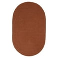 thumbnail image 1 of BNM Bohemian Indoor/ Outdoor Solid Rug, 4' x 6', Brick, 1 of 5