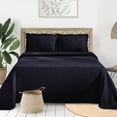 thumbnail image 1 of BNM Breathable Fleur De Lis Cotton Bedspread Set with Trendy Colors, 1 of 7