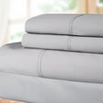 thumbnail image 1 of BNM Breathable Soft Deep Pocket Solid 300 thread Count 4-Piece Bed Sheet Set, 1 of 4