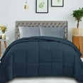 thumbnail image 1 of BNM Classic Down Alternative Comforter, Twin, Blue, 1 of 7