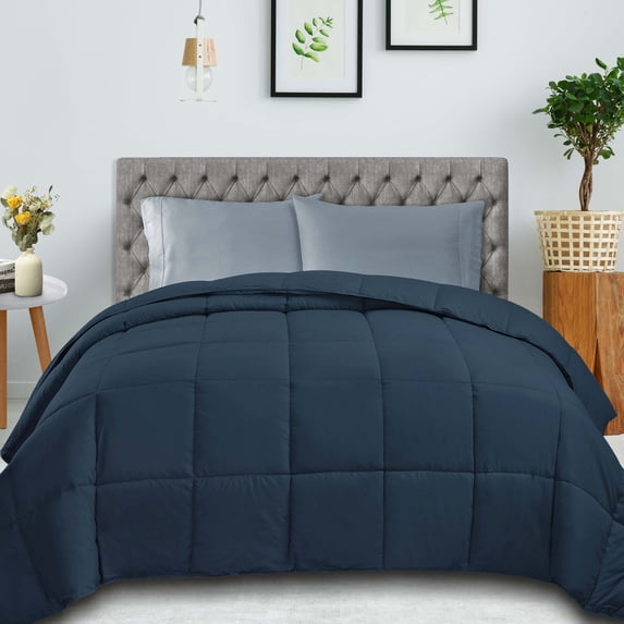 BNM Classic Down Alternative Comforter, Twin, Blue