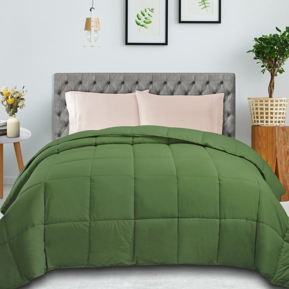 BNM Classic Down Alternative Comforter, Twin, Terrace Green