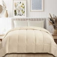 thumbnail image 1 of BNM Classic Down Alternative Comforter, Twin XL, Ivory, 1 of 7