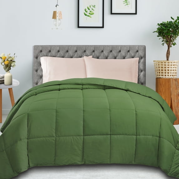BNM Classic Down Alternative Comforter, Twin XL, Terrace Green