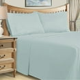 thumbnail image 1 of BNM Cotton Blend 4 Sheet Set, King, Light Blue, 1 of 6