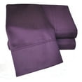 thumbnail image 1 of BNM Deep Pocket Cotton Blend Bed Sheet Set, California King, Plum, 1 of 4