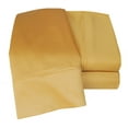 thumbnail image 1 of BNM Deep Pocket Cotton Blend Bed Sheet Set, King, Gold, 1 of 4
