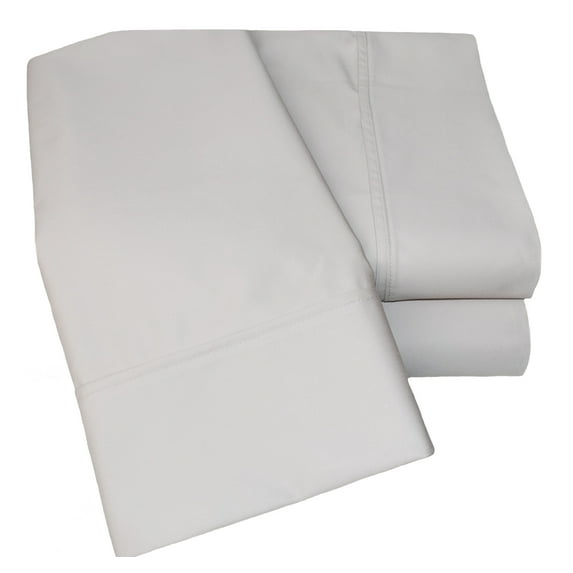 BNM Deep Pocket Cotton Blend Bed Sheet Set, King, Stone