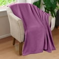 thumbnail image 1 of BNM Diamond Cotton Blanket, Full/ Queen, Purple, 1 of 1