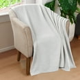 thumbnail image 1 of BNM Diamond Cotton Blanket, Throw, Platinum, 1 of 12