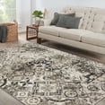 thumbnail image 1 of BNM Distressed Floral Medallion Indoor Rug, 4'x6', Deep Royal, 1 of 6