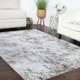 thumbnail image 1 of BNM Distressed Modern Indoor Area Rug, 10' x 14', Charcoal, 1 of 7