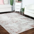 thumbnail image 1 of BNM Distressed Modern Indoor Area Rug, 10' x 14', Rust, 1 of 7