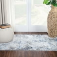 thumbnail image 1 of BNM Distressed Modern Indoor Area Rug, 3' x 5', Blue, 1 of 8