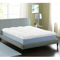 BNM Down Alternative 2 Inch Mattress Topper, King, White