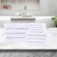 thumbnail image 1 of BNM Eco-Friendly Cotton Assorted Towel 12 Piece Set, White, 1 of 5