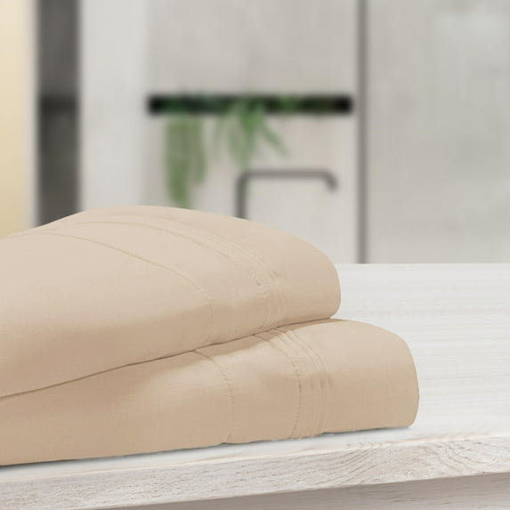 BNM Egyptian Cotton 2 Piece Pillowcase Set, King, Charcoal