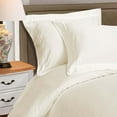 thumbnail image 1 of BNM Egyptian Cotton Duvet Set, Full/ Queen, Ivory, 1 of 5