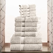 BNM Egyptian Cotton Heavyweight 10 Piece Bath Towel Set