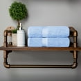 thumbnail image 1 of BNM Egyptian Cotton Heavyweight 2 Piece Bath Towel Set, Trendy Colors, 1 of 8