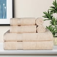 thumbnail image 1 of BNM Egyptian Cotton Luxury 6 Piece Towel Set, Ivory, 1 of 5