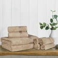 thumbnail image 1 of BNM Egyptian Cotton Luxury 8 Piece Towel Set, Taupe, 1 of 5