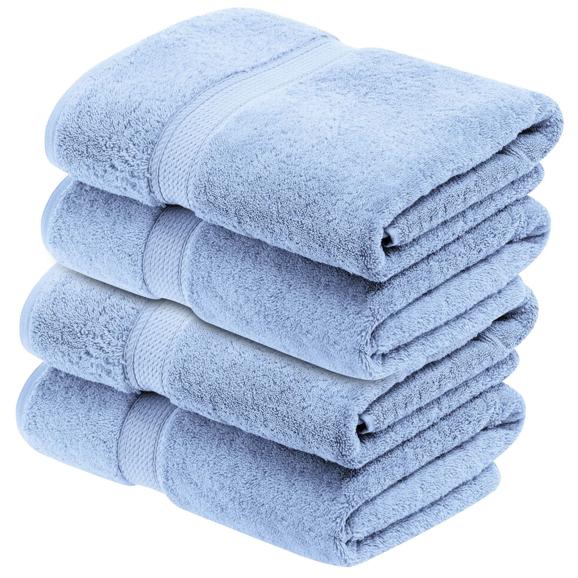 Egyptian Cotton 900 GSM Hotel Quality 3-Piece Towel Set, 1 Face, 1 Hand,  and 1 Bath Navy Blue