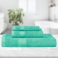 thumbnail image 1 of BNM Egyptian Cotton Solid 3 Piece Towel Set, Sea Green, 1 of 7