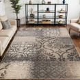 thumbnail image 1 of BNM Floral Medallion Indoor Area Rug,12' x 15', Beige/ Brown, 1 of 9