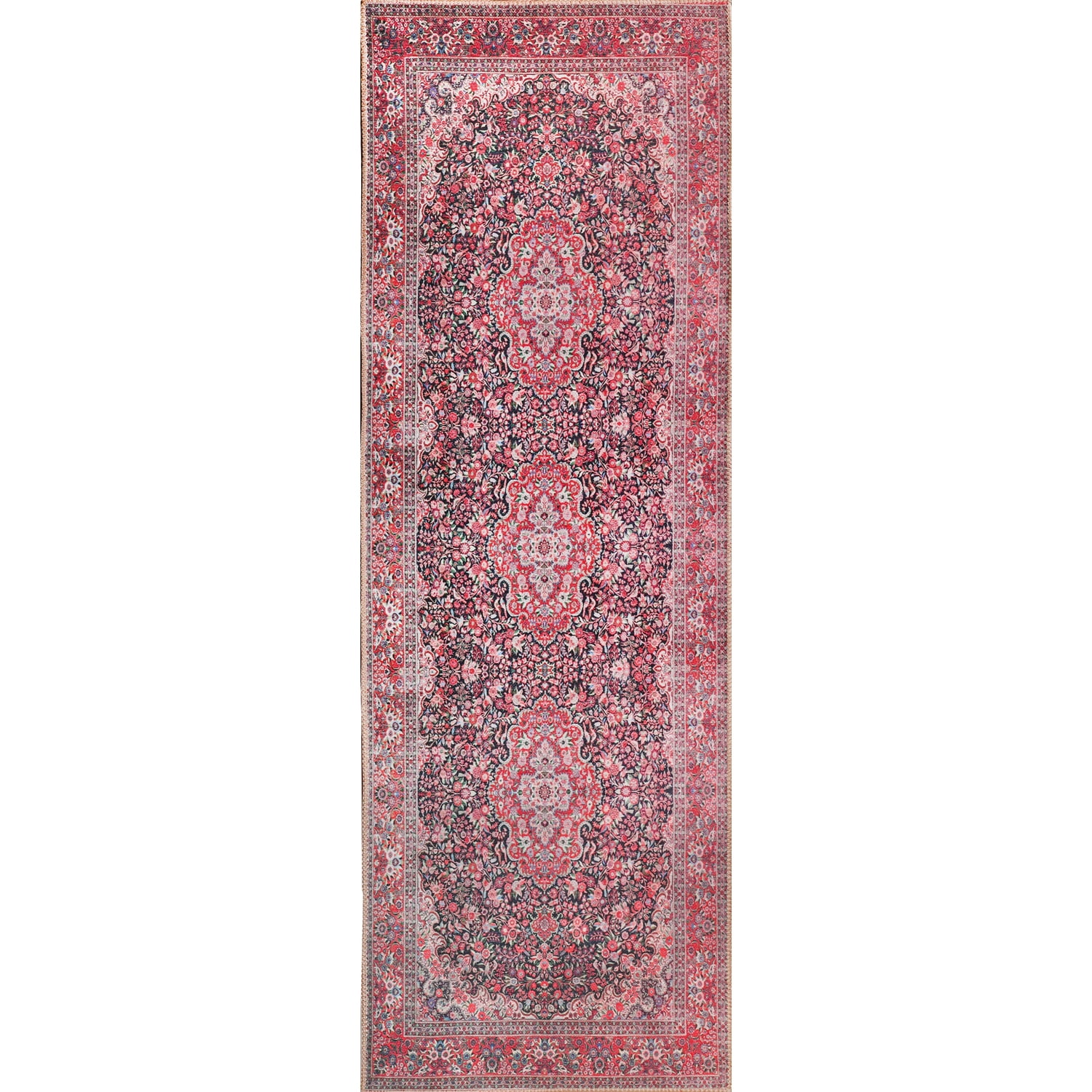 BNM Floral Medallion Indoor Area Rug, 2'6