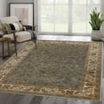 thumbnail image 1 of BNM Floral Scroll Vines Indoor Area Rug, 5' x 8', Dark Green, 1 of 1