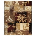 thumbnail image 1 of BNM Floral Damask Indoor Area Rug, 3' x 5', Burgundy, 1 of 8