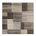thumbnail image 1 of BNM Modern Color Block Indoor Area Rug, Beige, 5' x 5', 1 of 5