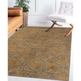 thumbnail image 1 of BNM Modern Lattice Indoor Area Rug, 8' x 10', Taupe, 1 of 6