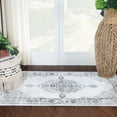 thumbnail image 1 of BNM Modern Medallion Indoor Area Rug, 3' x 5', Cream-Grey, 1 of 7