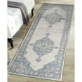 thumbnail image 1 of BNM Modern Medallion Indoor Runner Rug, 2' 7" x 6', Cream-Blue, 1 of 6