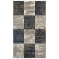 thumbnail image 1 of BNM Modern Patchwork Design Indoor Area Rug, 8' x 10', Black, 1 of 6
