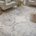 thumbnail image 1 of BNM Modern Trellis Indoor Area Rug, 4' x 6', Cool Gray, 1 of 5