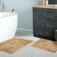 thumbnail image 1 of BNM Non-Slip Washable Bath Rug Set, 20" x 30", 24" x 36", Latte, 1 of 6