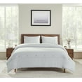 thumbnail image 1 of BNM Organic Cotton Duvet Cover Set, King/ California King, Silver, 1 of 8