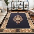 thumbnail image 1 of BNM Oversized Medallion Indoor Area Rug, 12' x 18', Midnight Blue, 1 of 10