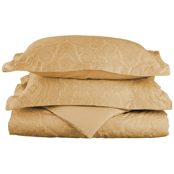 BNM Paisley Duvet Set, King/ California King, Sand