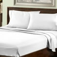 thumbnail image 1 of BNM 800 TC Cotton Blend Bed Sheet Set, Twin XL, White, 1 of 5